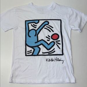 🔥Keith Haring Graphic T-Shirt Sz 10/12 New
